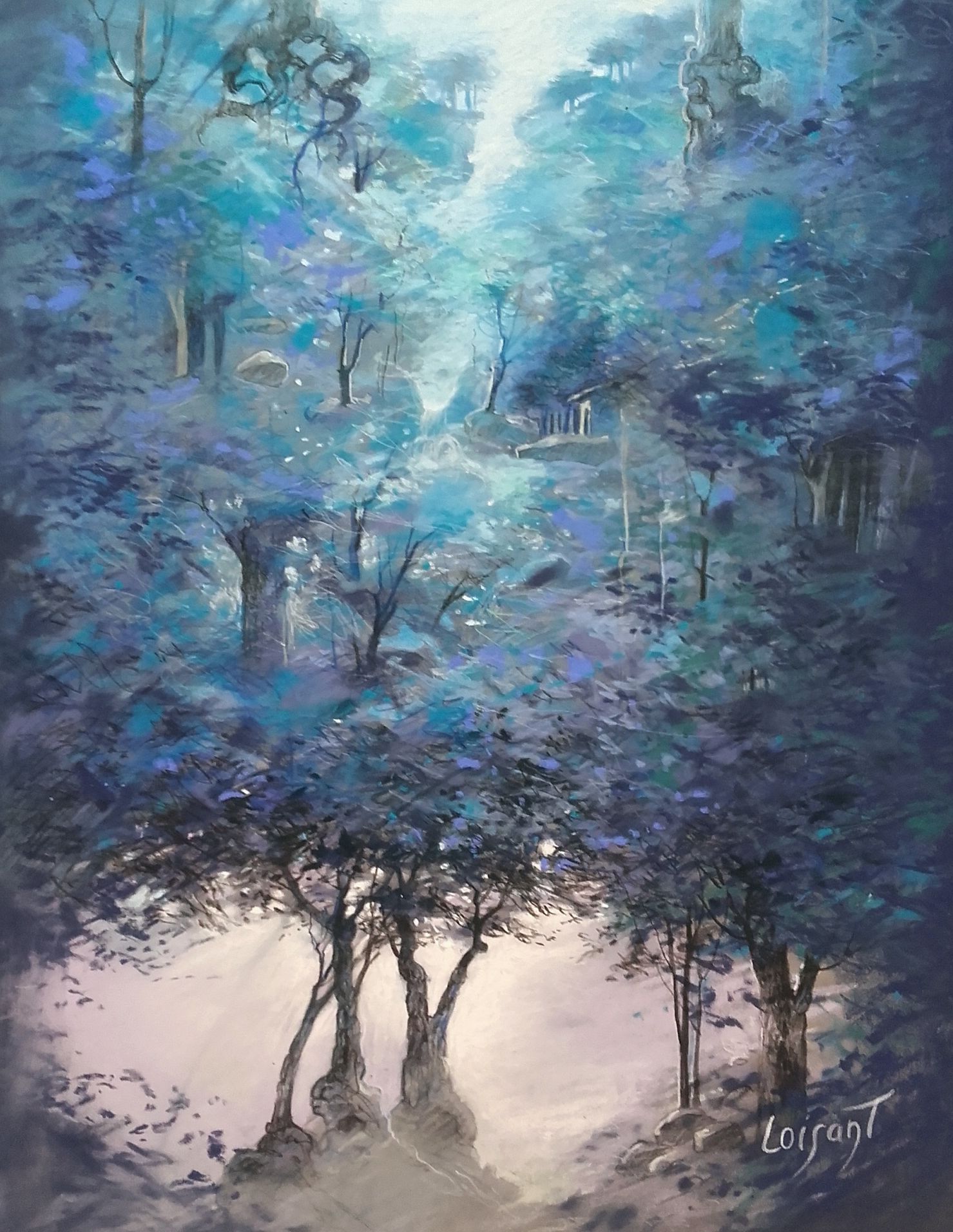 « Forêt bleue » 30 x 40 m