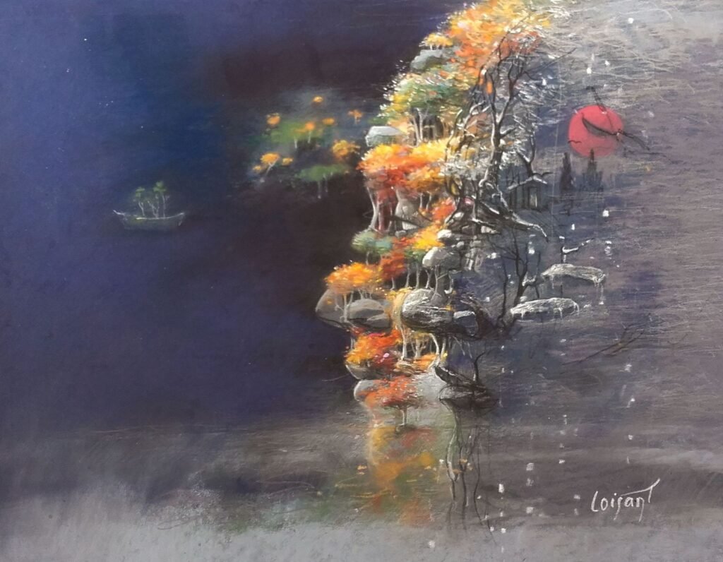 La naissance du printemps 40 x 30 cm 480 euros